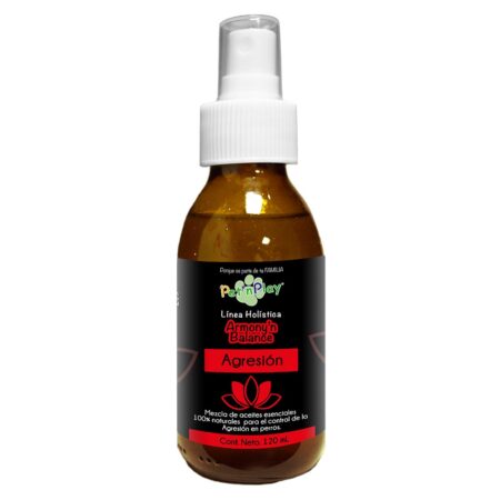 Aromaterapia Spray Agresión en Perros 120ml - Solución Natural