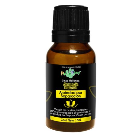 Aromaterapia Aceites Esenciales para Perros Ansiedad por Separación 15ml - Consuelo Natural