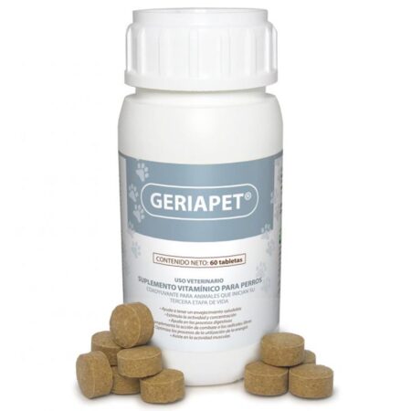 Ruiland Geriapet - Suplemento Alimenticio para Perros y Gatos Mayores, Multivitamínico