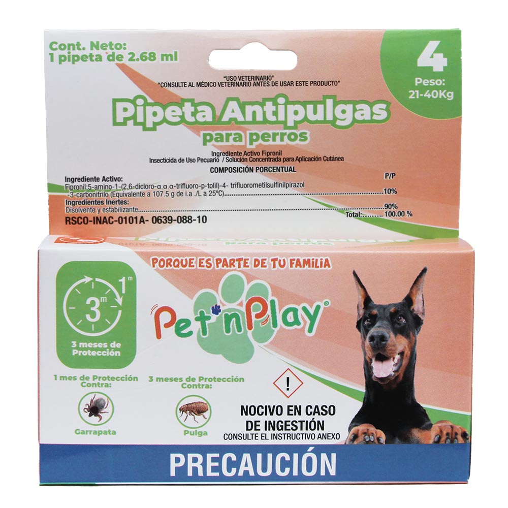 Pipetas Spot-On 2 Pack 2.68ml - Antipulgas y Garrapatas para perros 20-40kg Digivet