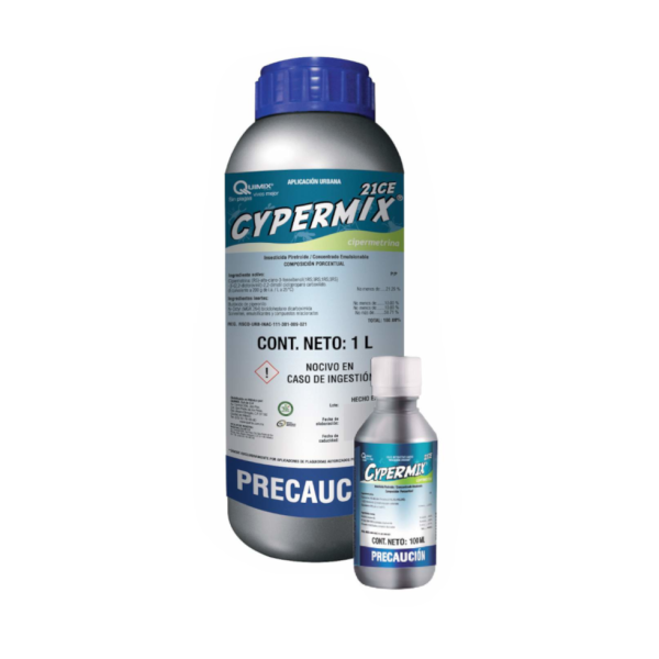 Cypermix 21 CE Insecticida (Cipermetrina + PBO), Caja 20 botes de 100 ml