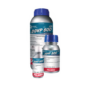 DDVP 500 Insecticida Bajo Olor (Diclorvos 53.7%), Caja 20 botes de 100 ml