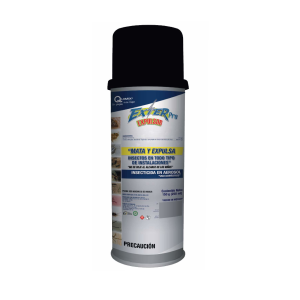 Exter Pro Expulsor Aerosol Insecticida (Permetrina 0.76%), Caja 24 botes de 150 g (250 ml)