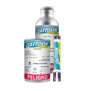Gastoxin Fumigante para Granos (Fosfuro de Aluminio 56.7%), Caja 21 tarros de 1 kg (333 pastillas c/u)