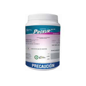 Proxur 70 PH Insecticida Polvo Humectable (Propoxur 70%), Caja 4 botes de 250 g