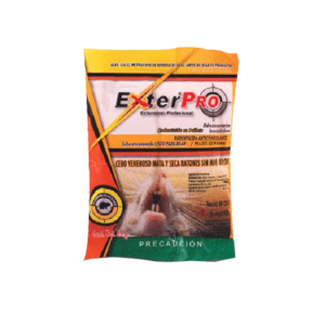 Exterpro Cebo Rodenticida Ratón, Caja 48 sobres de 25 g