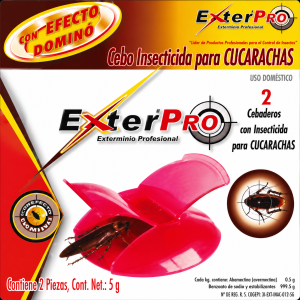 Cebadero EP Cucaracha, Caja 12 blísters con 2 estaciones c/u