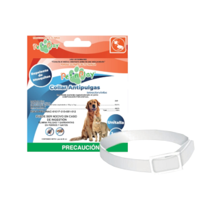 Collar Antipulgas Unitalla 65 cm para Perros y Gatos, Caja 20 piezas