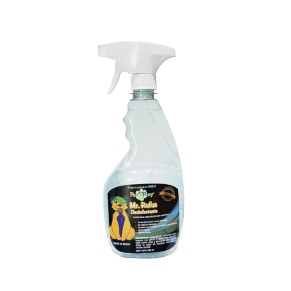 Desinfectante Rufus para Áreas de Mascotas 650 ml, Caja 12 piezas